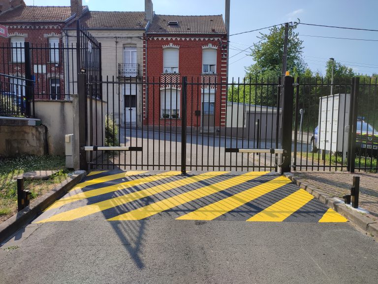 controle acces site industriel